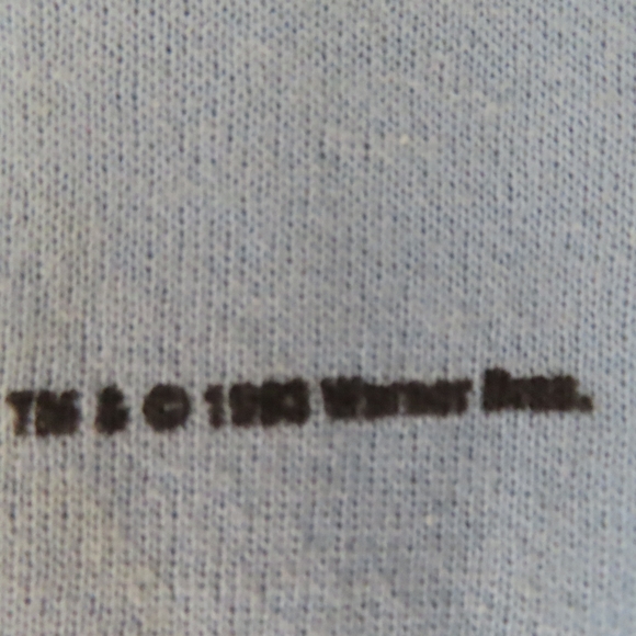 VTG ARTEX LOONEY TUNES BUGS BUNNY SWEATSHIRT M BOYS CARTOON 90s MADE IN USA VTG - Picture 2 of 6